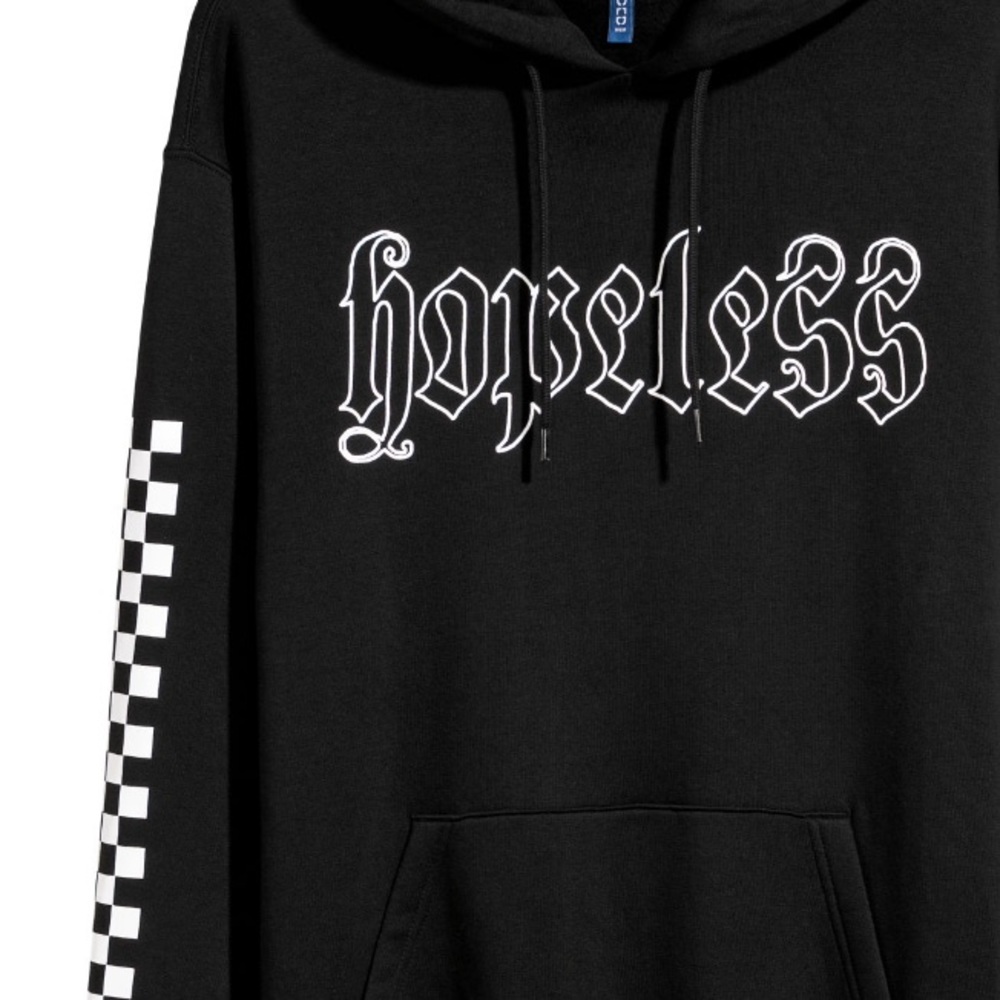 NWOT hopeless divided hoodie